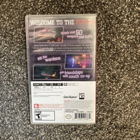 BLACK FUTURE '88 - Nintendo Switch Game - Picture 2 of 4